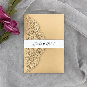 Klappkarte HochzeitSeinladung 16 Quinceañera Einladungskarten Einladung