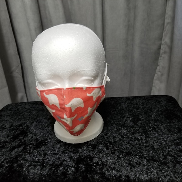 Elephant Face Mask - Etsy