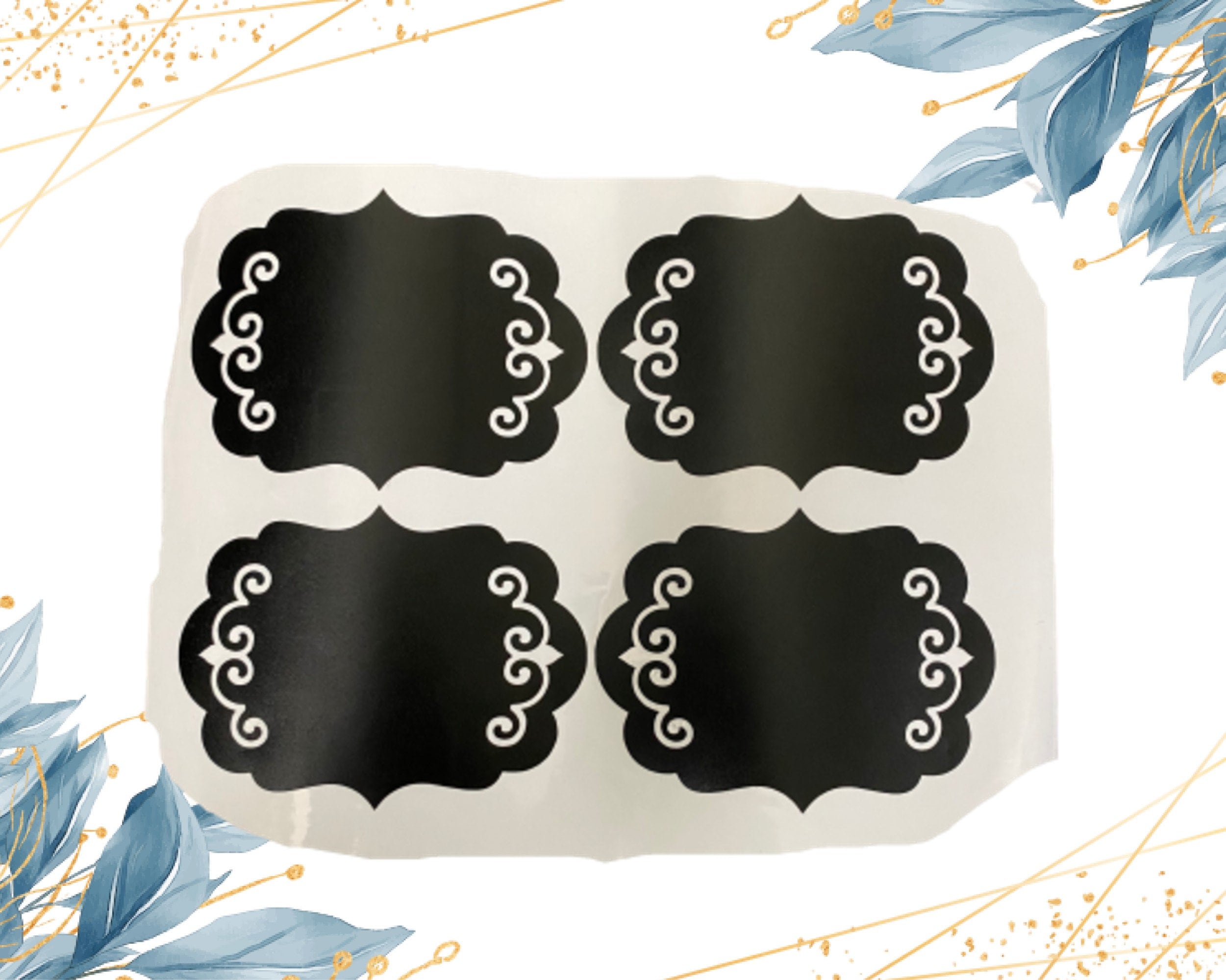 Chalkboard Label Stickers Etsy