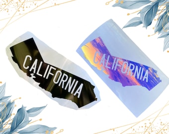 California Car Decal | California Laptop Sticker
