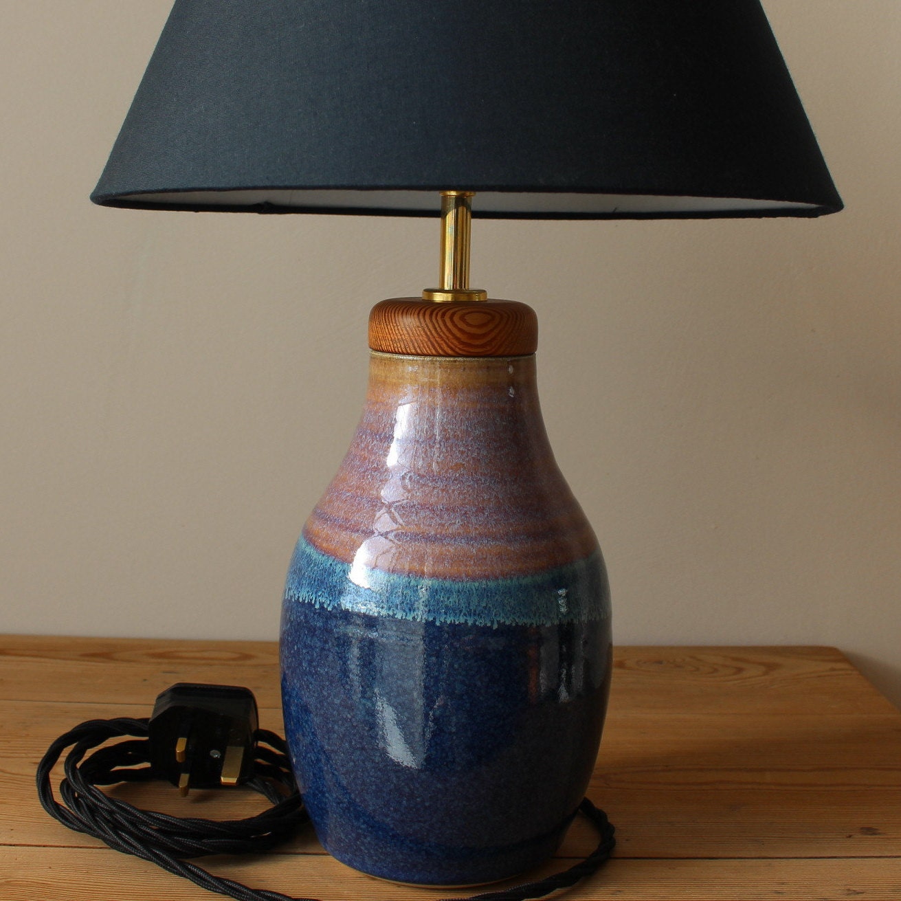 Handmade ceramic lamp base Etsy