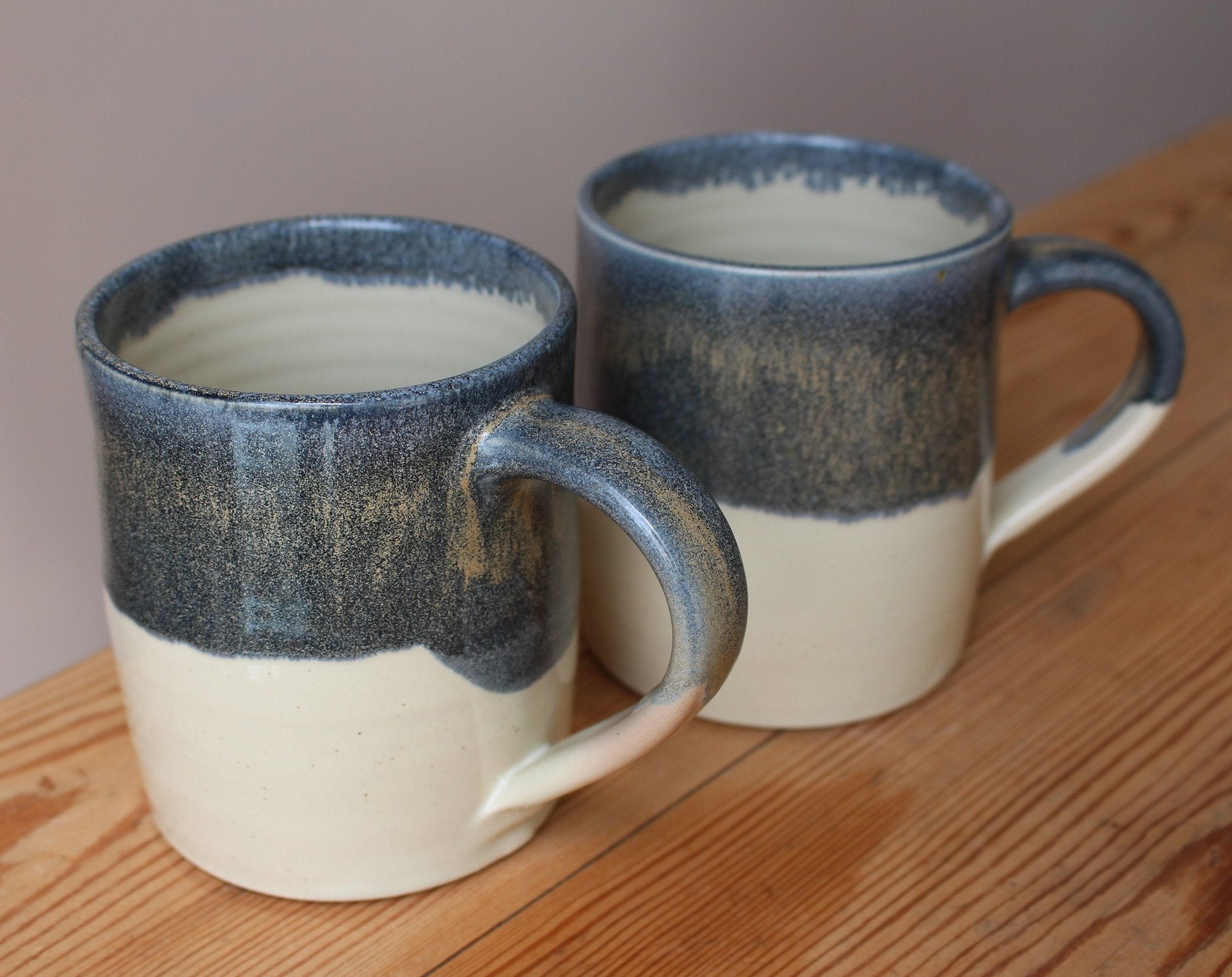 Handmade pottery mugs Etsy