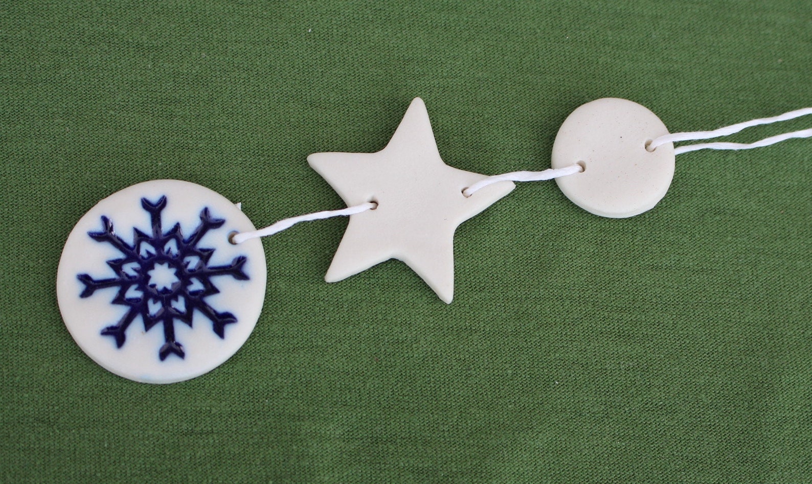 Porcelain Christmas Decorations  Etsy UK