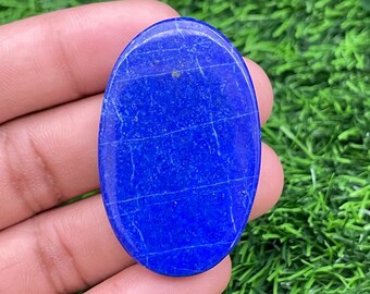 Natural Lapis Lazuli Cabochon Gemstone, Beautiful Blue Lapis Lazuli Making For Jewelry