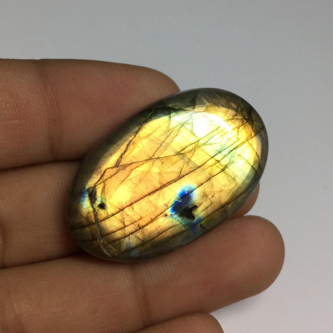 59 Cts Unique Yellow Fire Labradorite Crystal Geodes Gemstone Etsy