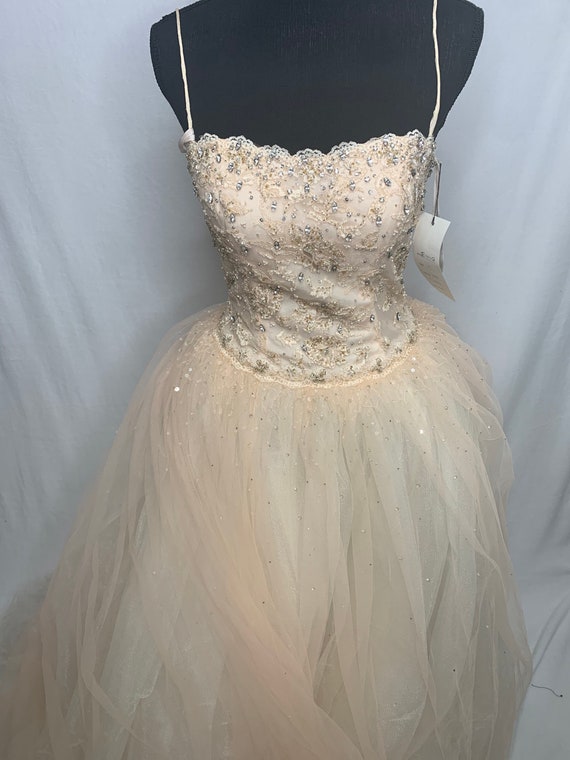 Vintage pink ball gown
