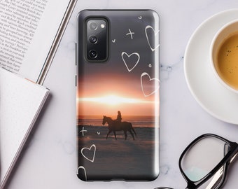 Stevig hoesje voor Samsung® - SUNSET RIDE