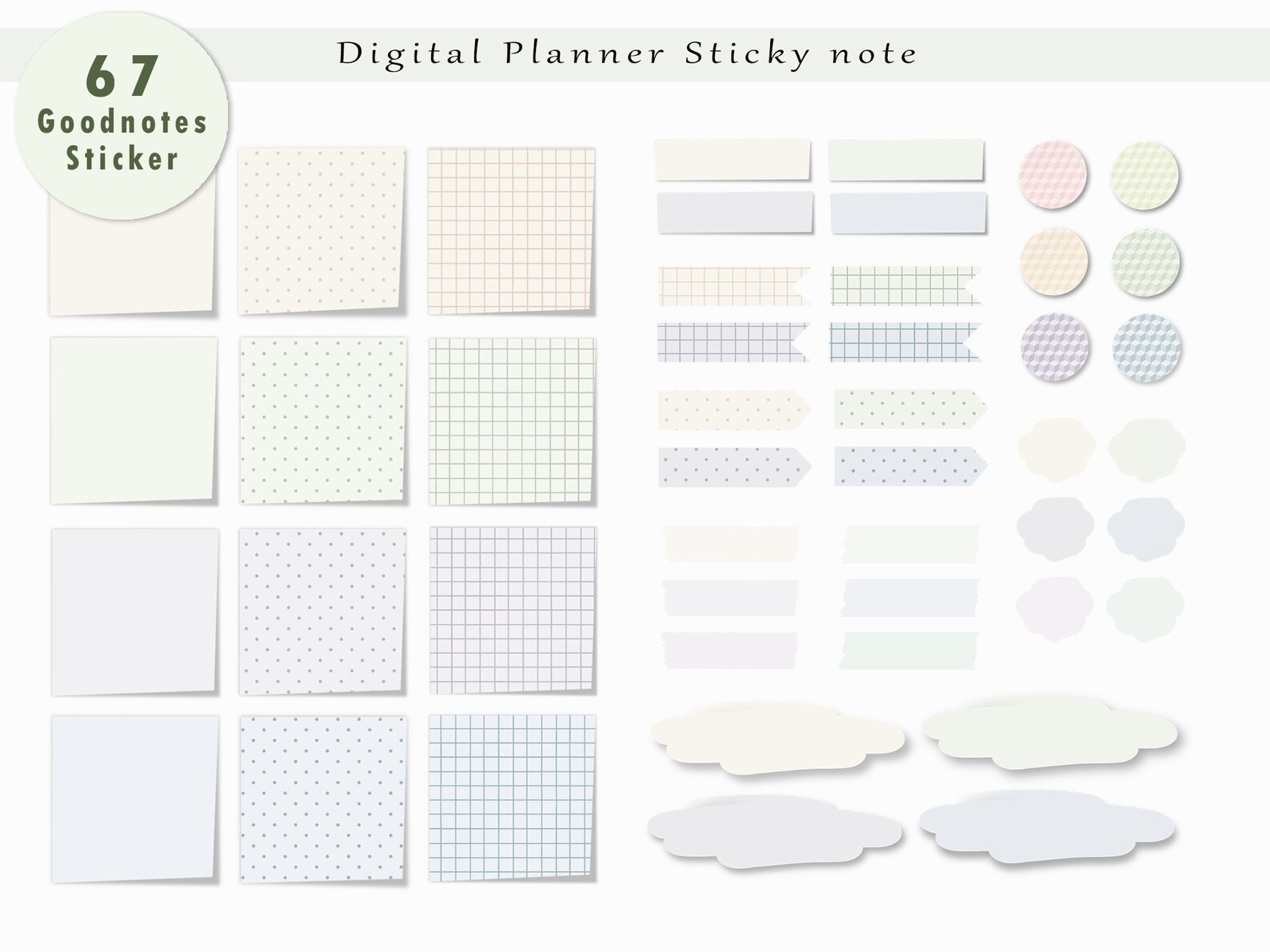 Goodnotes Stickergoodnotse Stickerssticky Note Etsy