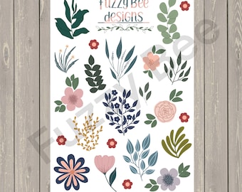 Botanical Sticker Collection