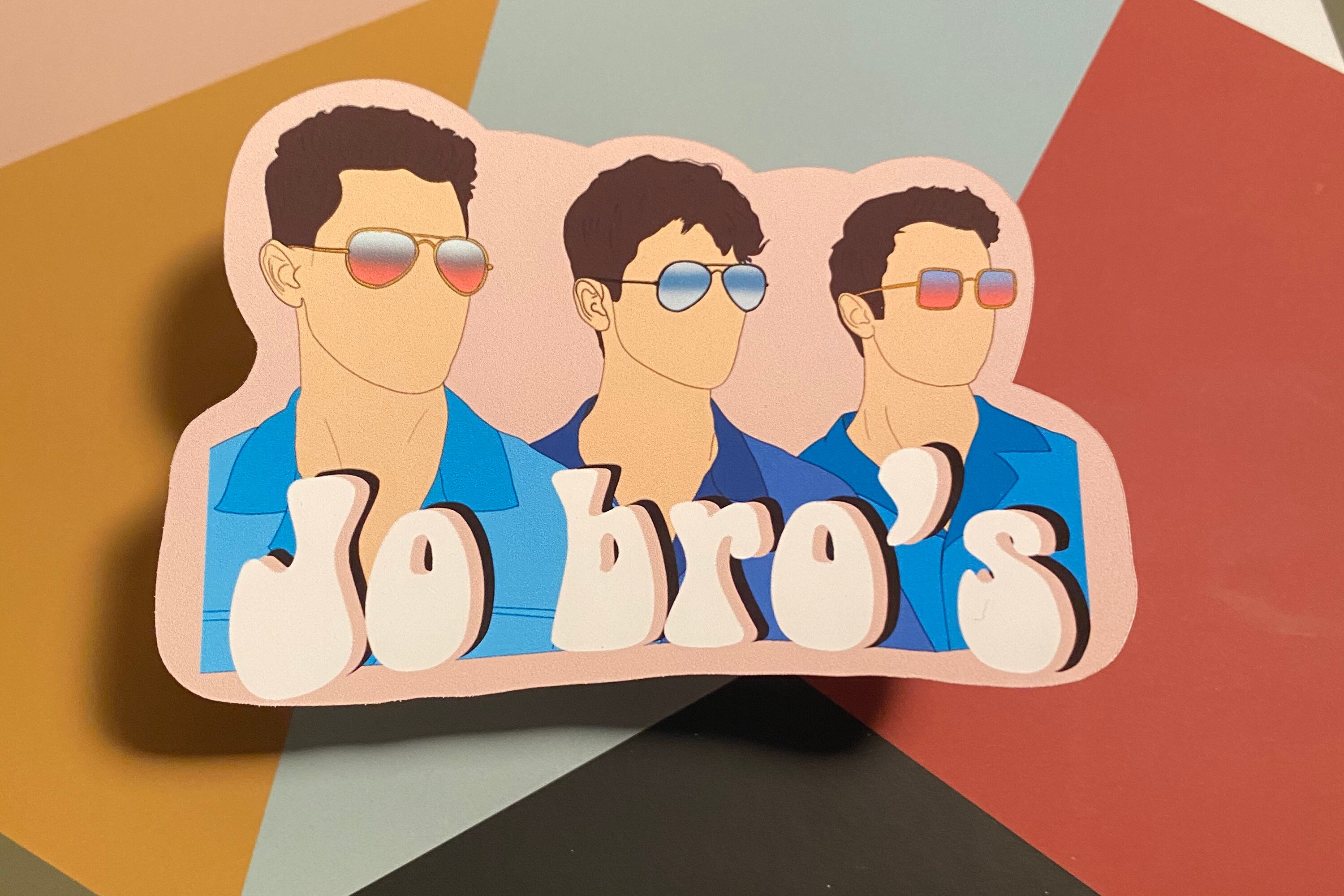 JONAS BROTHERS STICKER / jobros / vinyl stickers / vsco / | Etsy