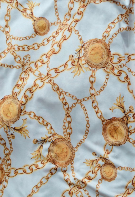 Handmade Silky Satin Luxury Wrap Scarf Top Medallion White Handmade Silky Satin Luxury Wrap Scarf Top Medallion White