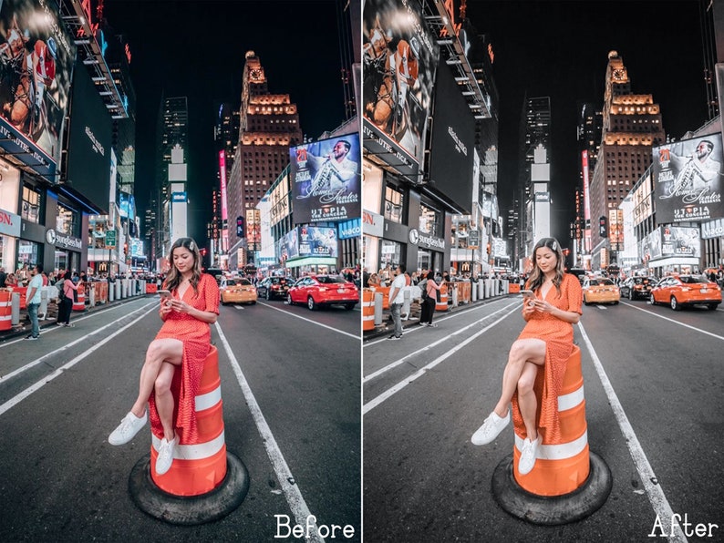 10 Lightroom Mobile Presets Night Presets Bright Presets Etsy