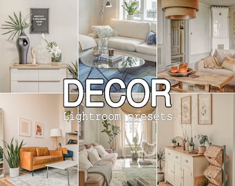 11 Warm Tone Home Interior presets Boho Decor Real Estate Airy Mobile and Desktop Lightroom presets Soft Indoor preset Cozy VSCO presets