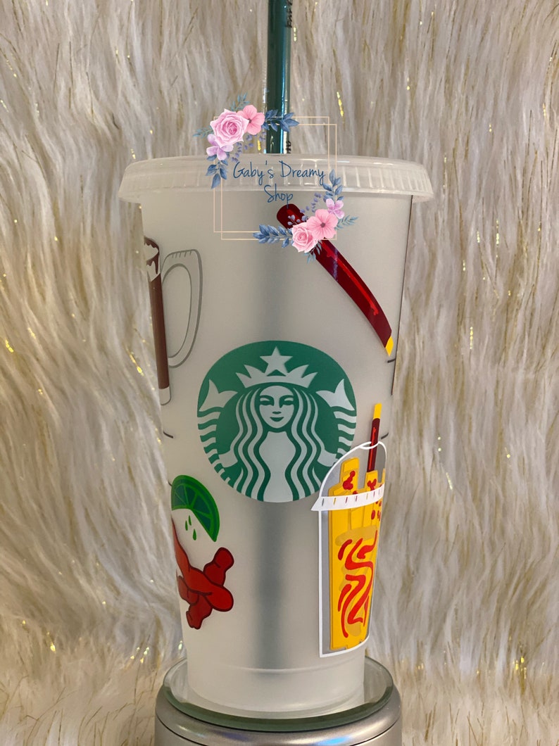 Mexican Theme Cup Personalized Gift Mexican Starbucks Cup Mexican Candy