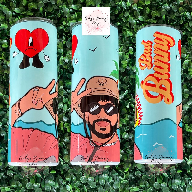 Bad Bunny Un Verano Sin Ti Bad Bunny Tumbler Bad Bunny Etsy