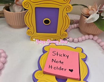 Friends Vintage Frame Desk Decor, Friends Pen Holder, Sticky Note Holder, Friends Door Frame Desk Decor, Office Decor, Gifts, Desk Organizer