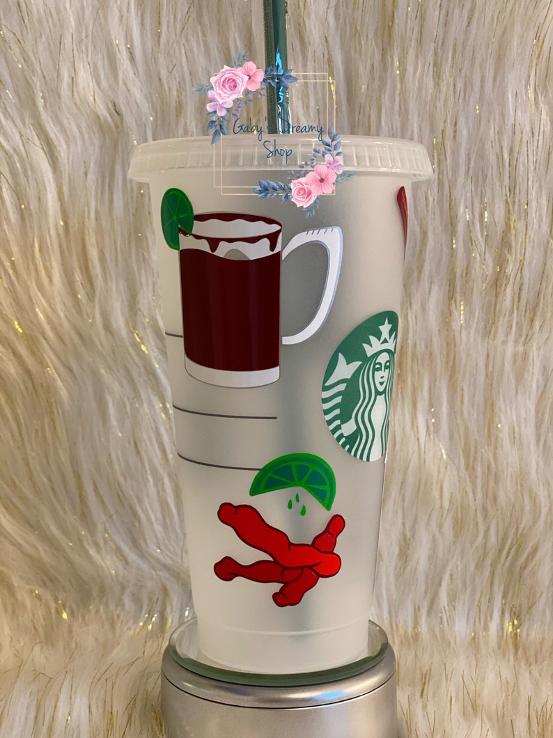 Mexican Theme Cup Personalized Gift Mexican Starbucks Cup Mexican Candy