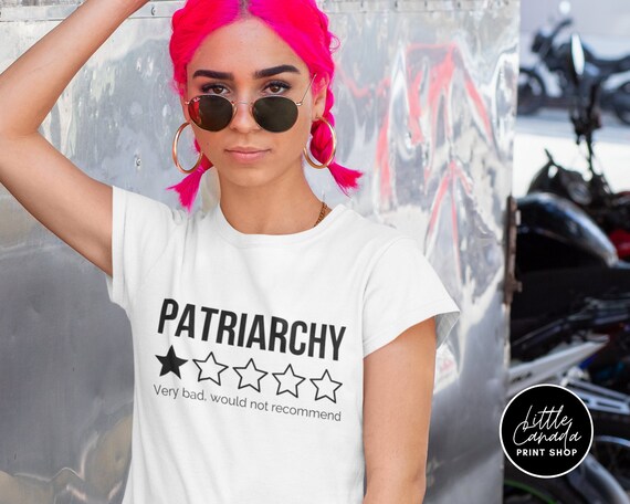 Patriarchy One Star Review Camisa Feminista. Aplasta al - Etsy España