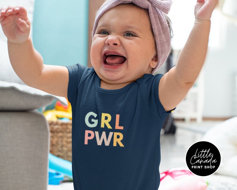 Girl Power Little Feminist Onesie. Baby Girl Gift. Baby Shower Etsy