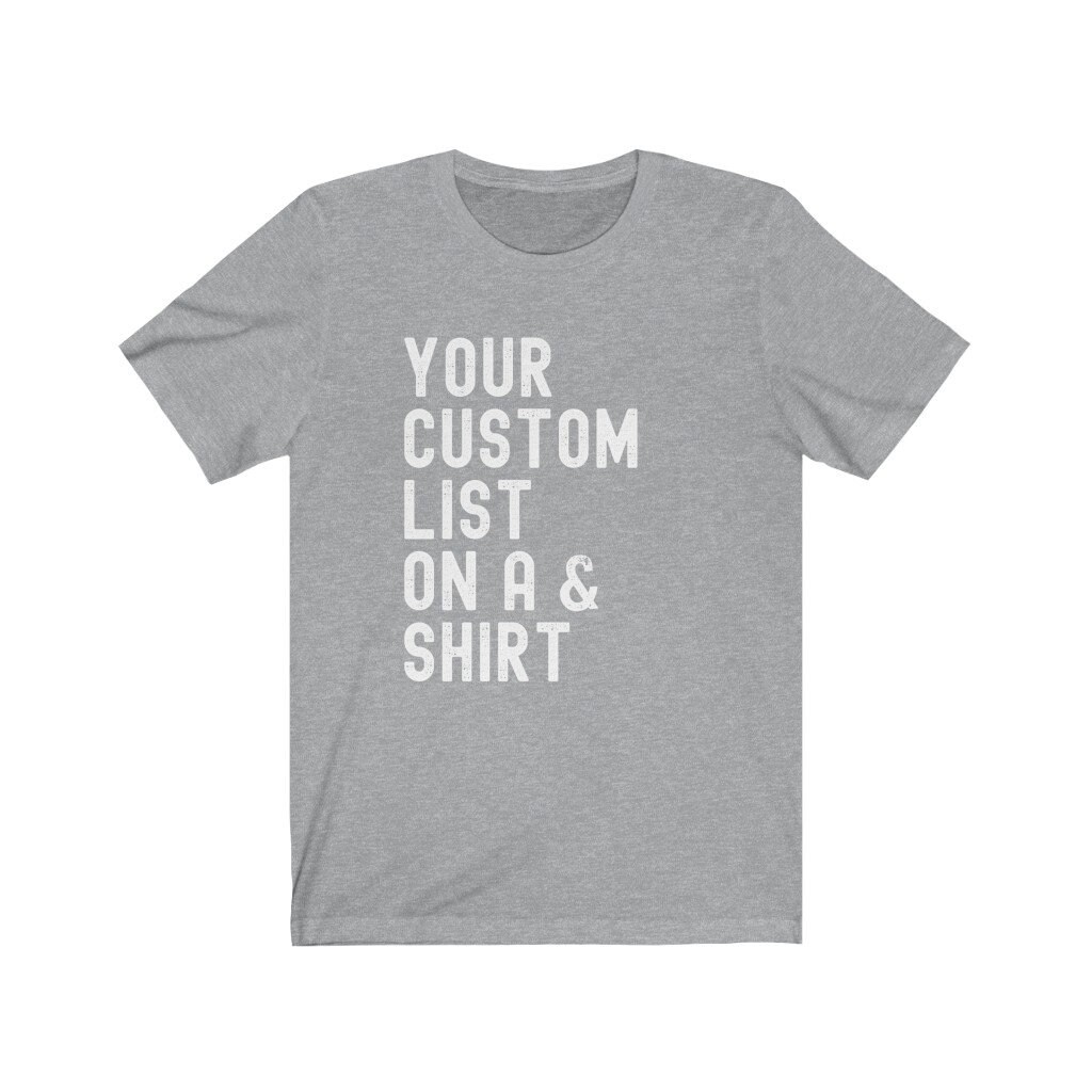 you just made the list shirt