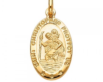 14k Gold Pendant - Etsy