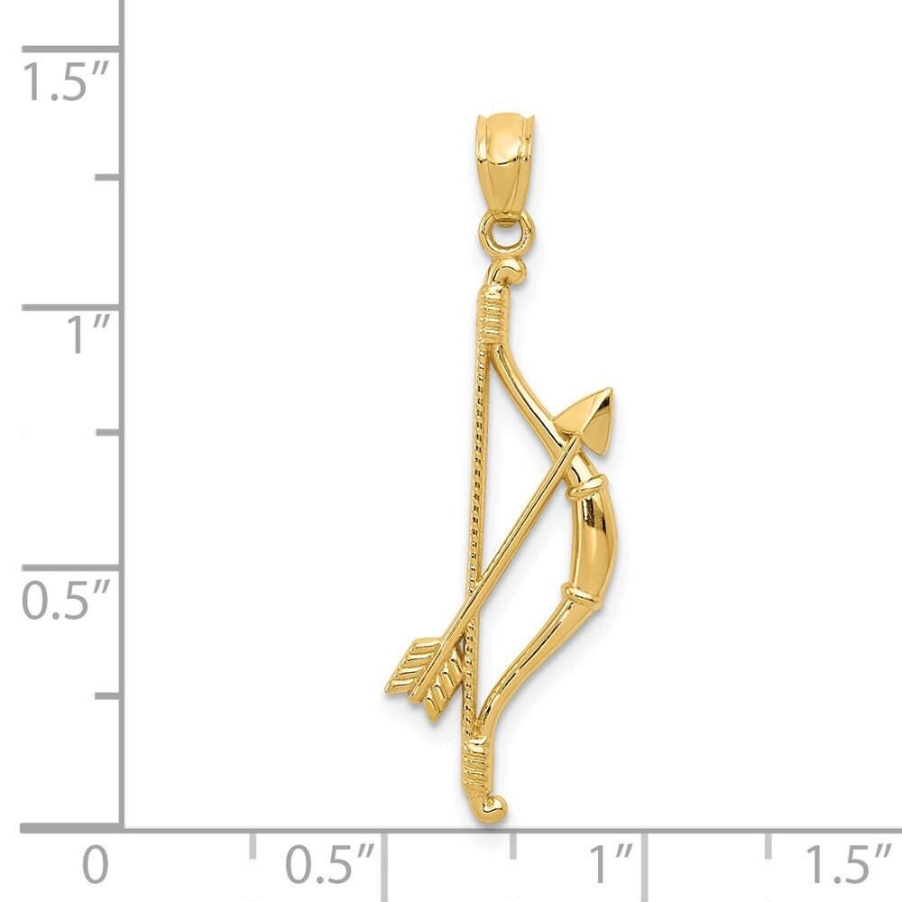 Collana Lunga Con Ciondolo Freccia In Oro - Gioiello Vintage Tribale Per Donne, Catena Regolabile 50+5 Cm