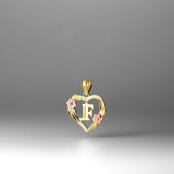 Collana con ciondolo con lettera iniziale F da donna, gioielli in argento sterling 925 – Aurora Tears