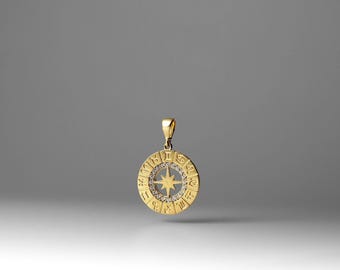 Collana con ciondolo zodiacale in oro 14K e zirconi cubici: ciondolo astrologico