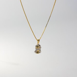 14k Gold Jesus's Head Pendant Charm- Real Gold Jesus Pendant Necklace Charm