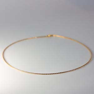 14K Omega Necklace 1.5mm 17Inch-NK14