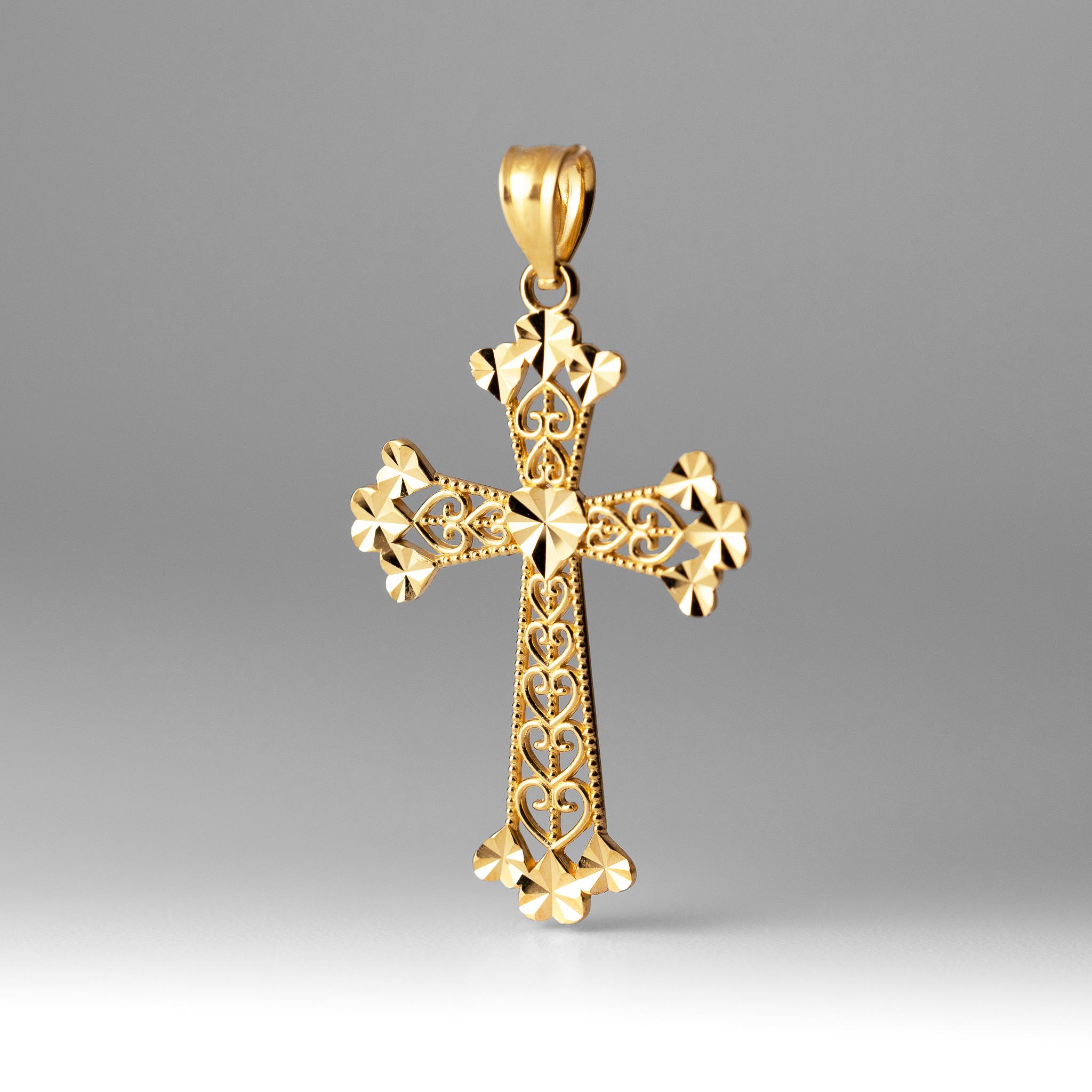 Ciondolo croce con zirconi - ORO&CO - Luxury Zone