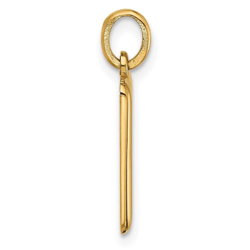 14K Gold Fancy Letter 