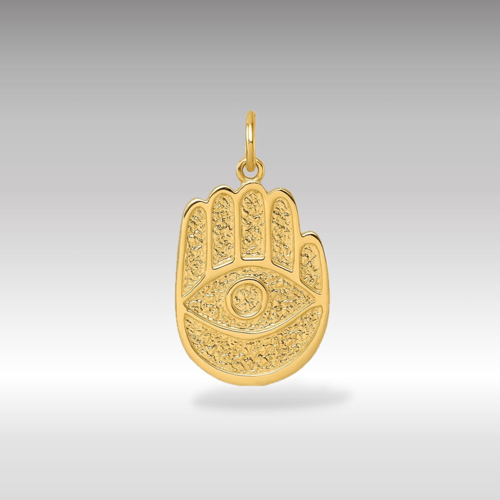 14Kゴールド ハムサハンドペンダントネックレス：スピリチュアルなお守りチャーム - Etsy 日本, image size:1620x1620