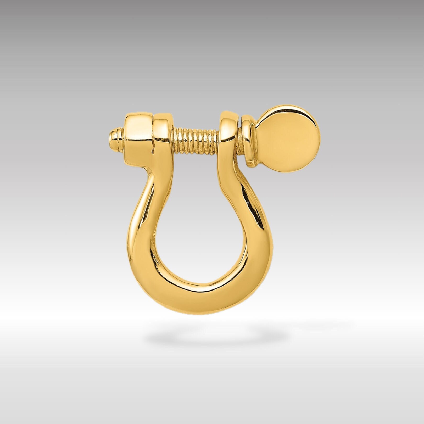 Gold shackle earrings best sale