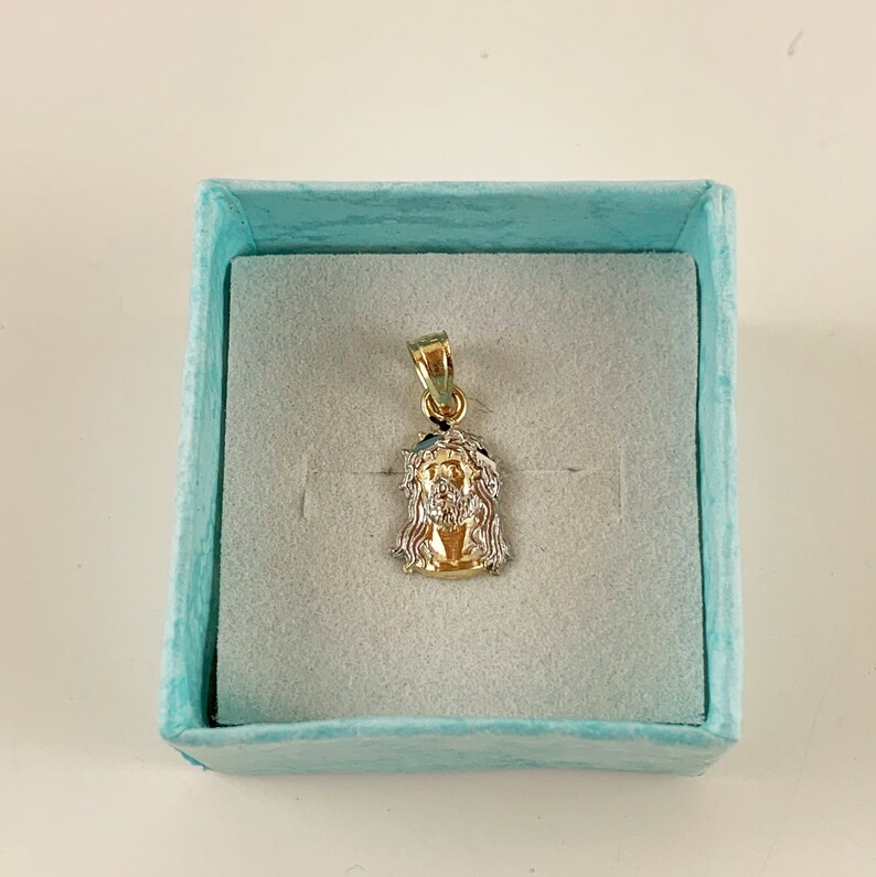 Solid Gold Jesus pendant Gold Jesus Charm 14k Solid Gold Jesus PendantCharm 14k Gold Jesus Charm for Men and Women Gold Jesus Pendant