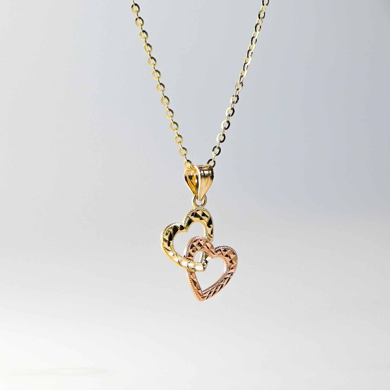 Louis Vuitton Heart Necklace Monogram LV Logo Pendentif Coeur Ankhlusion  w/Box