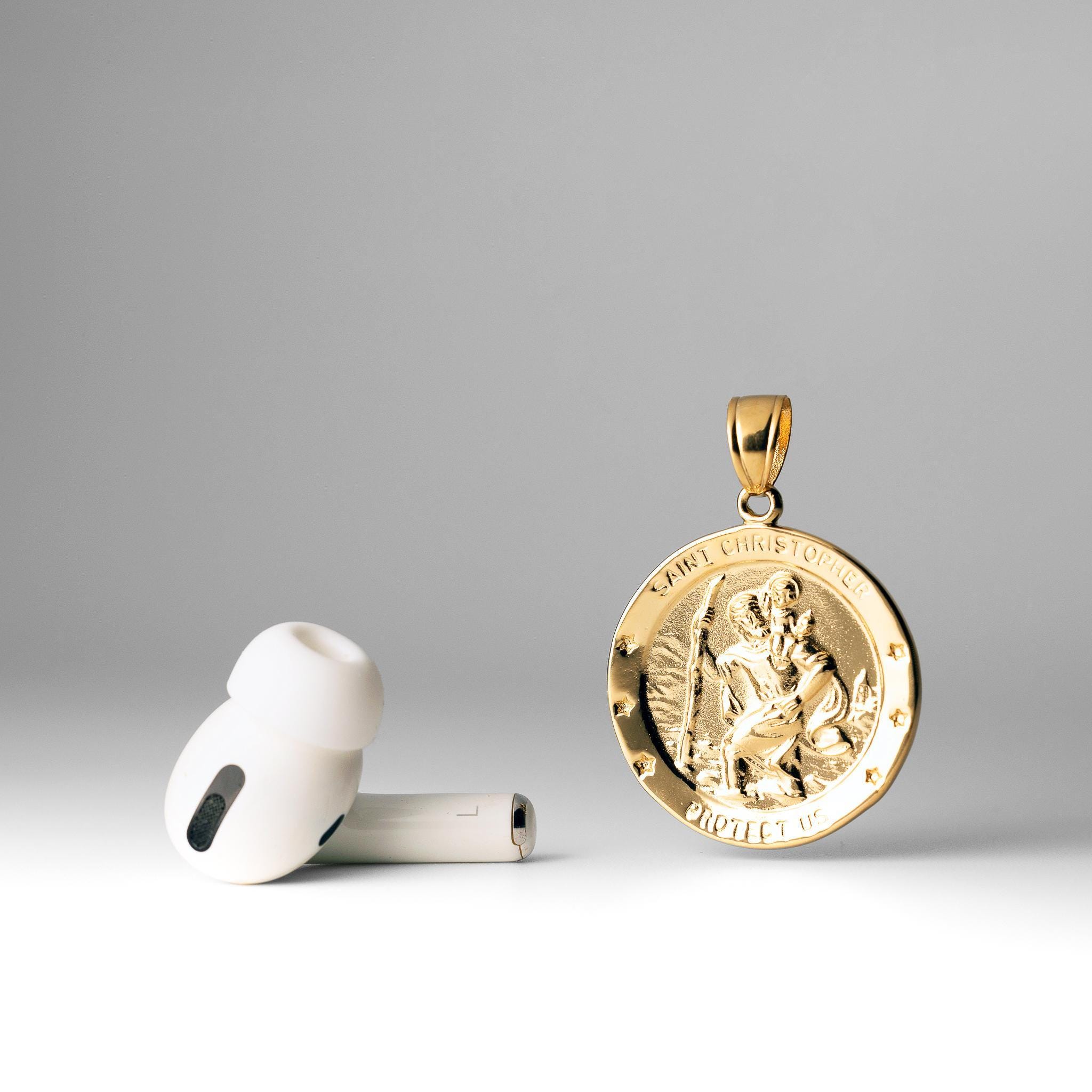 ORA In Argento Sterling, Collana Da Uomo Con Medaglia Di - Foto 3