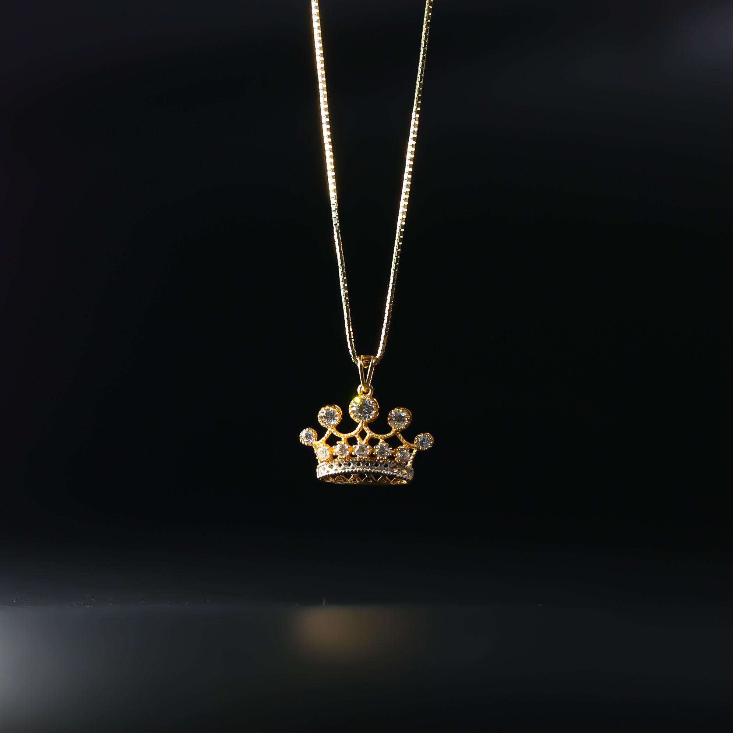 14k Gold Crown Pendant Charm- Real Gold Crown Necklace Charm 14k Gold Crown Pendant Charm- Real Gold Crown Necklace Charm