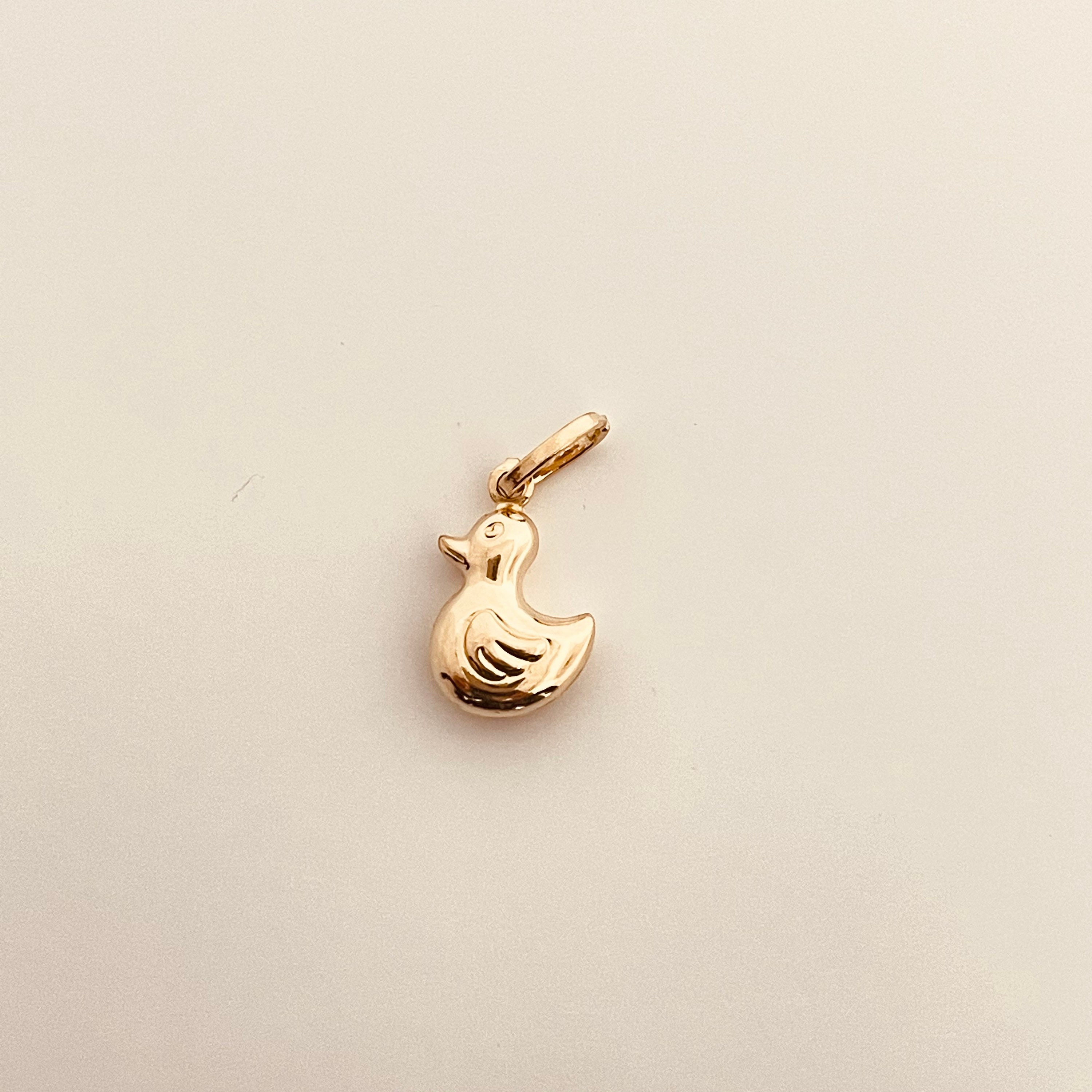 14k Yellow Gold Duck Pendant/Charm 100 Real Gold Duck Etsy