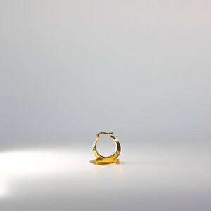 14K Gold Hoop Earrings 2.5mm Thick 20MM Wide- Real Solid Gold Hoop Earrings- Classic Gold - Hoop Earrings for her