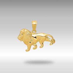 14K Solid Gold Majestic Lion Pendant – King of the Jungle Necklace, Luxury Fine Jewelry for Collectors