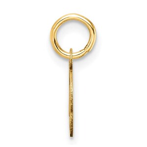 14K Gold Small Script Letter 