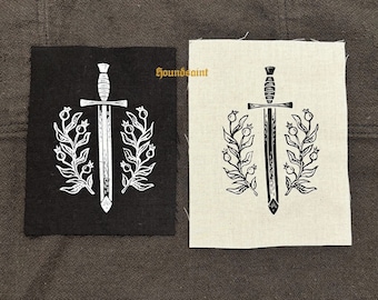 Blockprint Patch: Sword & Branches