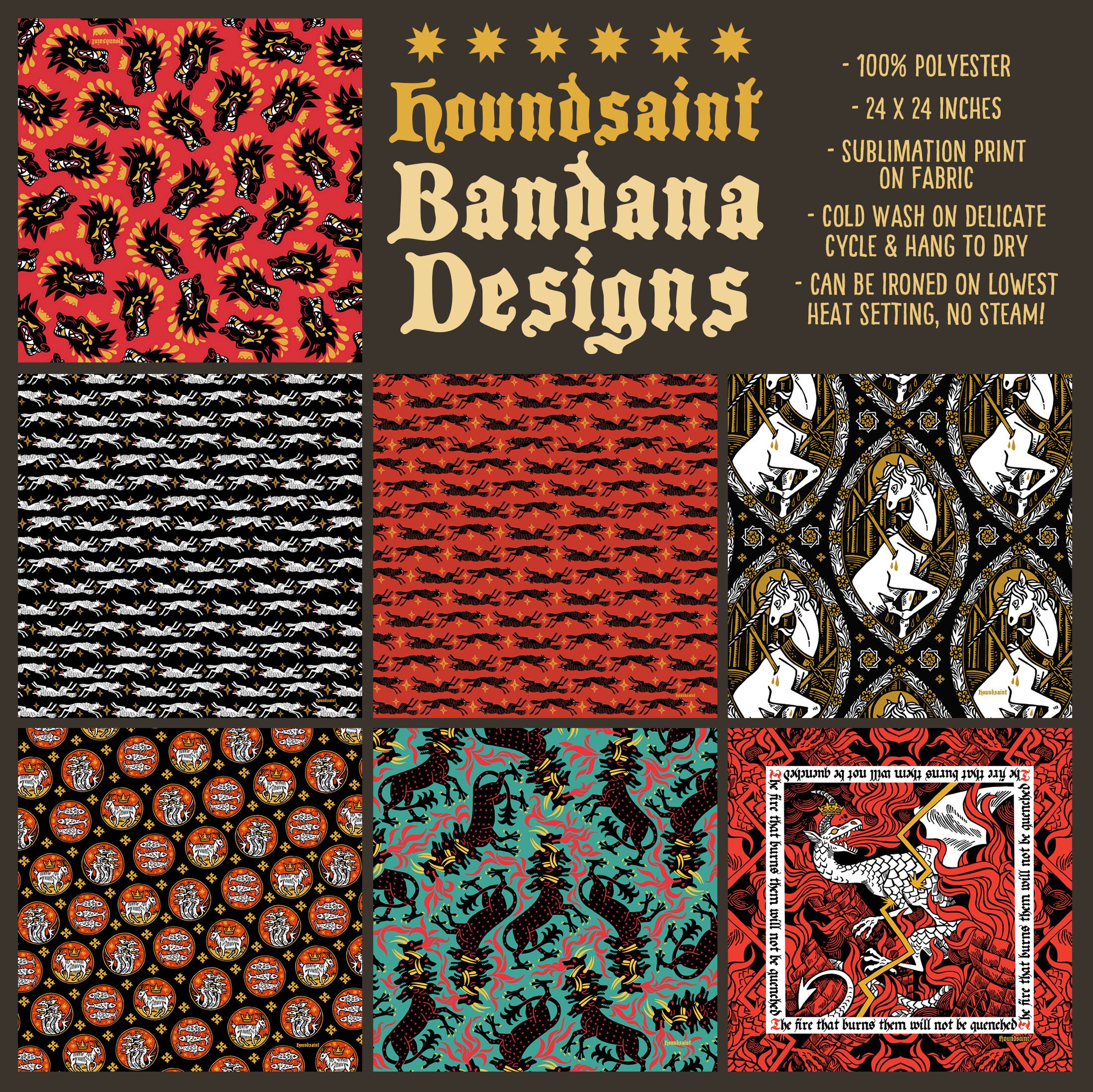 XL Bandanas | Scarves
