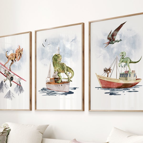 Dinosaur Art Print - Etsy