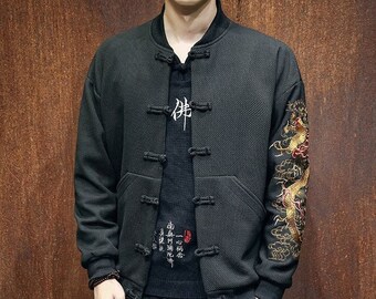 dragon embroidered jacket