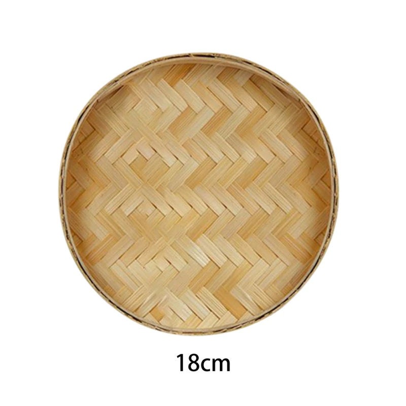 Round Bamboo Wall Art Natural Etsy