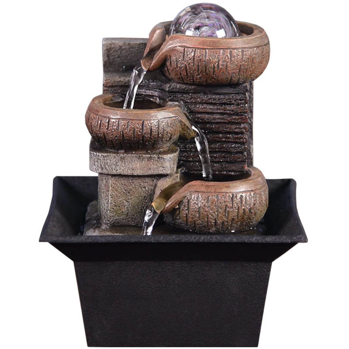 Gifts Desktop Water Fountain Portable Tabletop Waterfall Kit Etsy