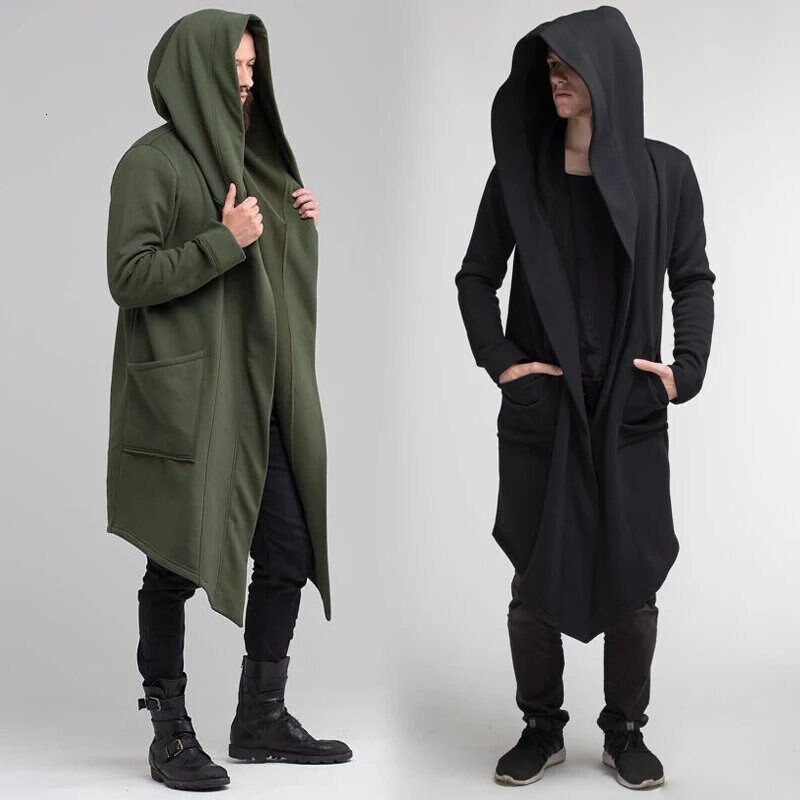 Hoodies Men Sweatshirt Hip Hop Mantle Jacket Long Sleeve Cloak Fashion Outwear Hoodies Men Sweatshirt Hip Hop Mantle Jacket Long Sleeve Cloak Fashion Outwear