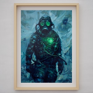 Love Anomaly - Romantic Stalker Poster Print Gift for Gamers, Valentine’s Day Art for Husband or Boyfriend, Unique Gaming Wall Art for Him